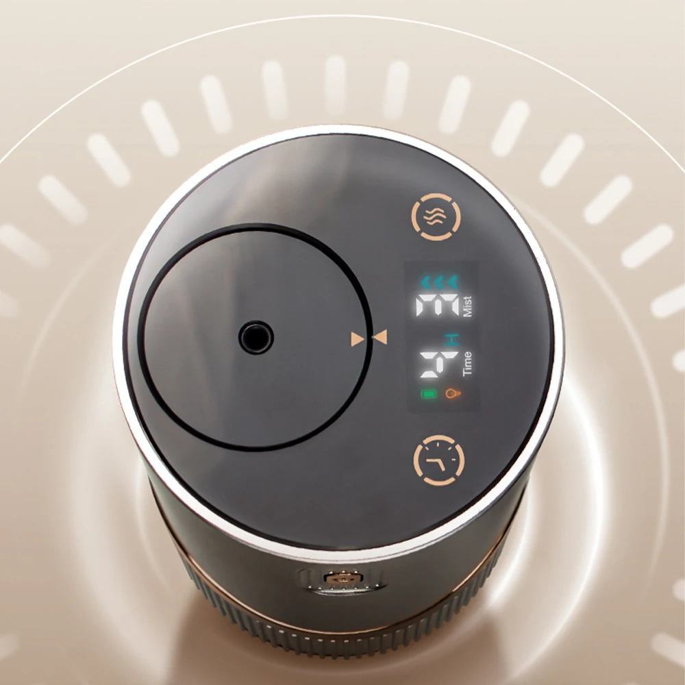 2023 New Room Luxury USB Rechargeable Battery Home Waterless Wireless Cordless Air Smart Essential Oil Car Perfume Diffuser