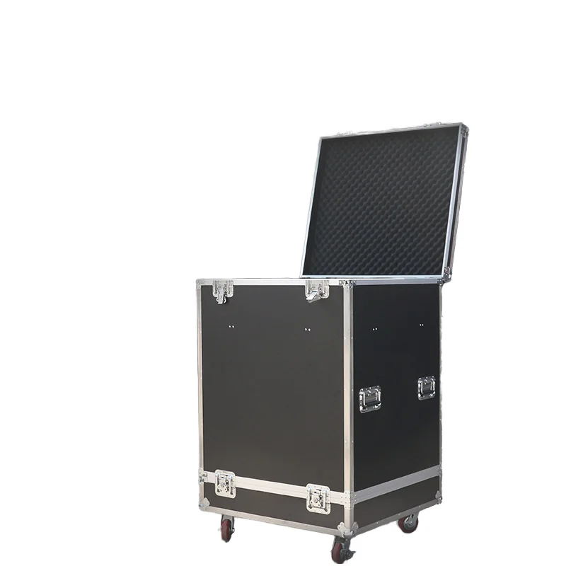 High Quality Custom Made Aluminum Trolley Case with Wheels for Tool Equipment Lightweight Shockproof Durable Flight Case