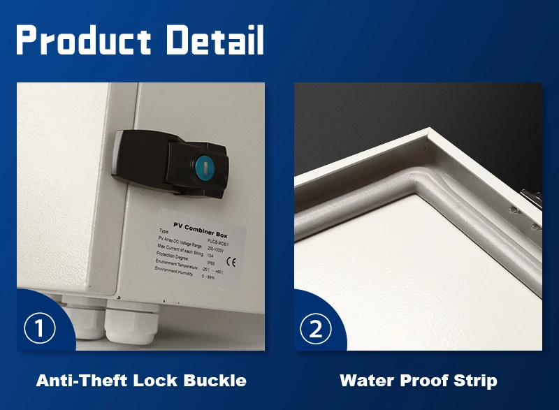 USFULL PV Combiner Box IP66 CE/IEC Solar Cabinet 18ways with 15A fuse 1000Volt