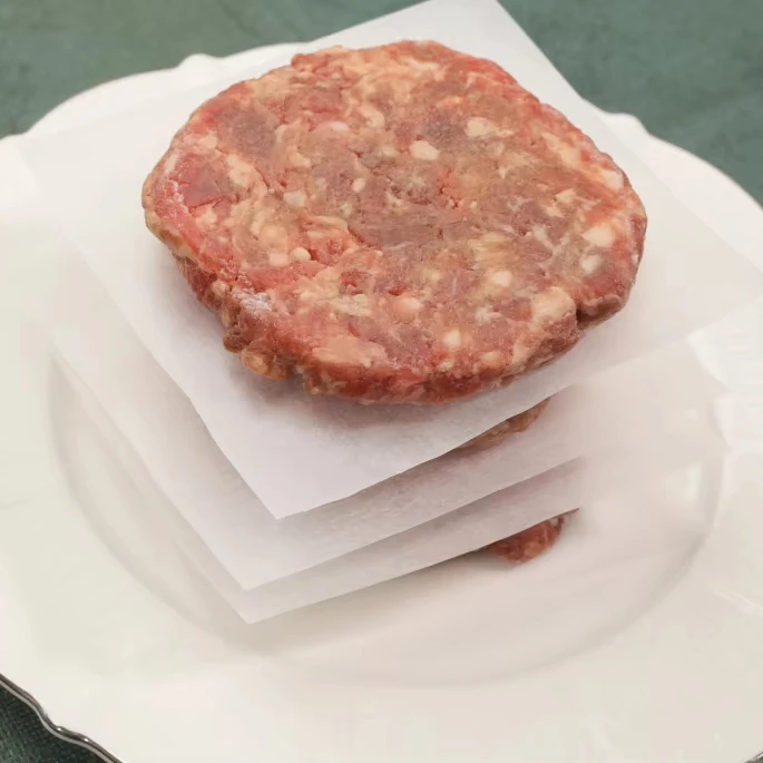 Round Freezer Paper Butter Meat Burger Wrapping Paper