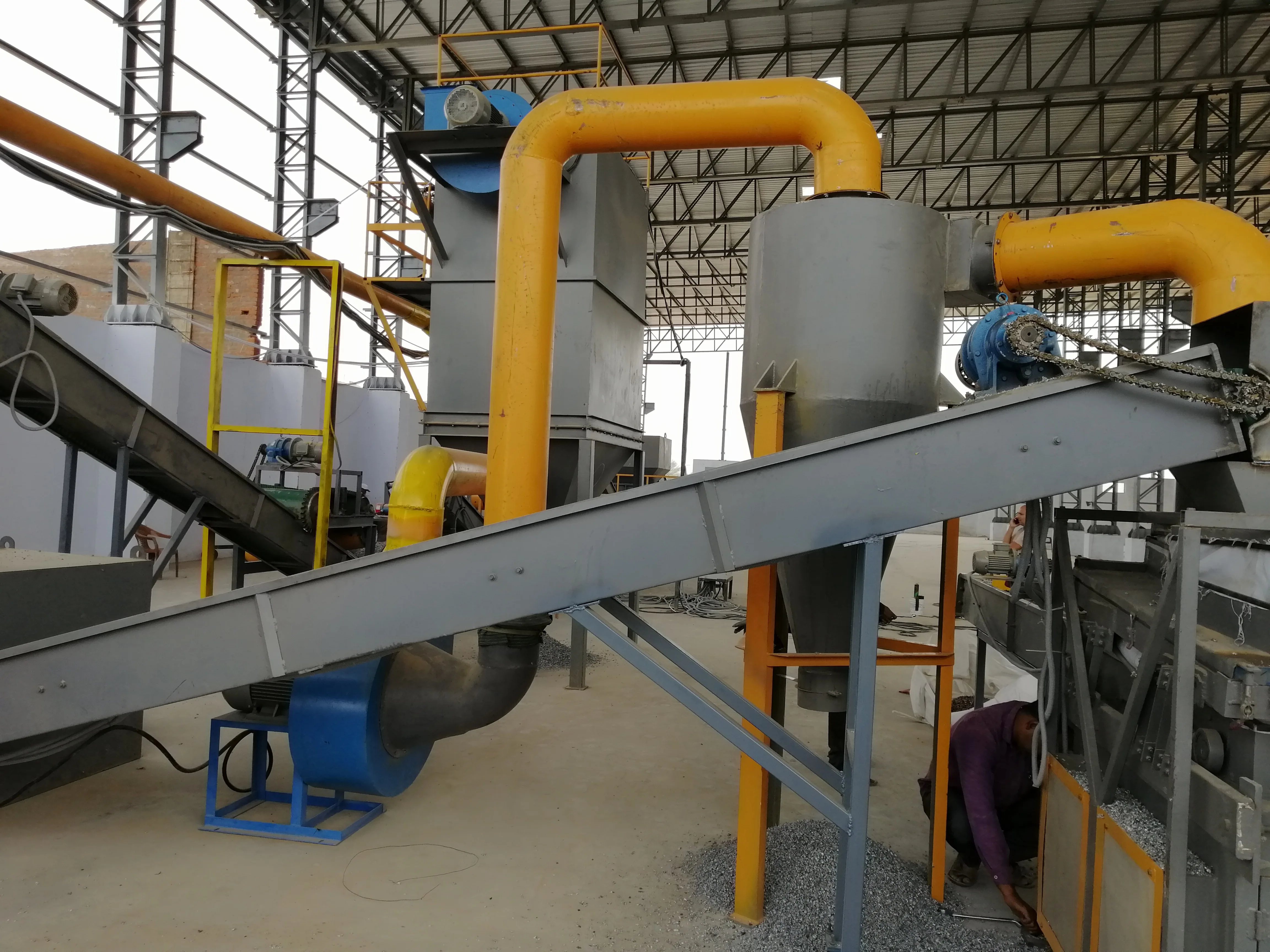 
copper aluminum recycling waste radiator machine machines for manufacturing 