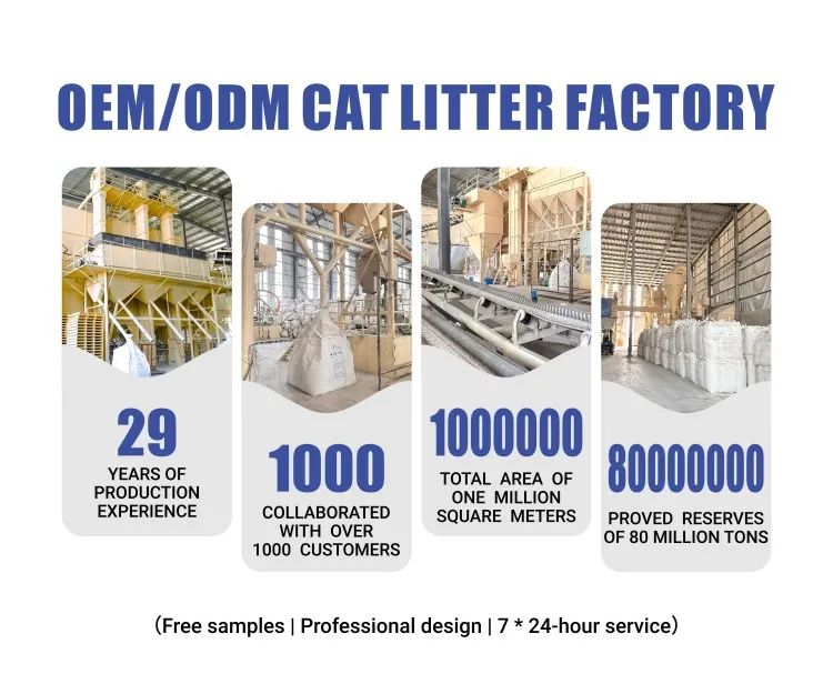 OEM/ODM оптовая цена Заводной наполнитель для кошачьих туалетов без пыли 100% натуральный бентонитовый песок