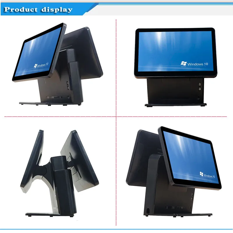 All in One POS Supermarket Cash Register 15.6 Inch Windows 10 Touch Screen POS Machine