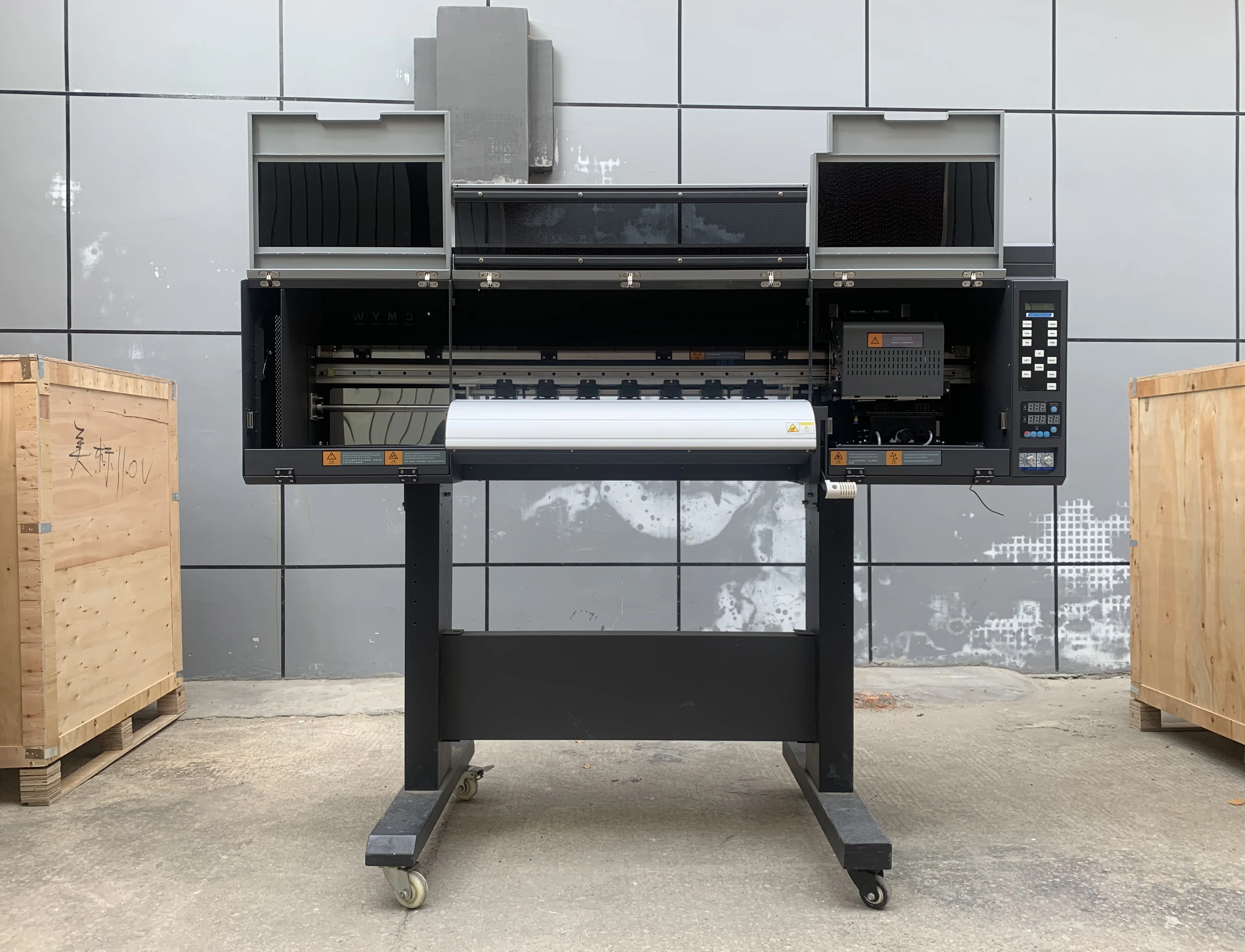 60cm dtf printer machine 5pcs i3200A1 print heads used for Fabric leather Hat