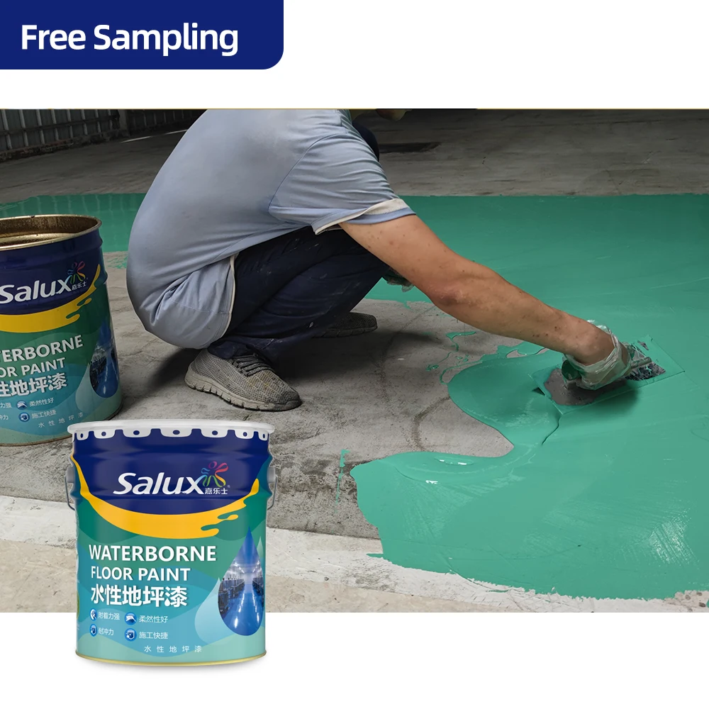 Water Based Paints Manufacturer Building Decorative Apoxy Epoxy Floor Coating Paint For Cement