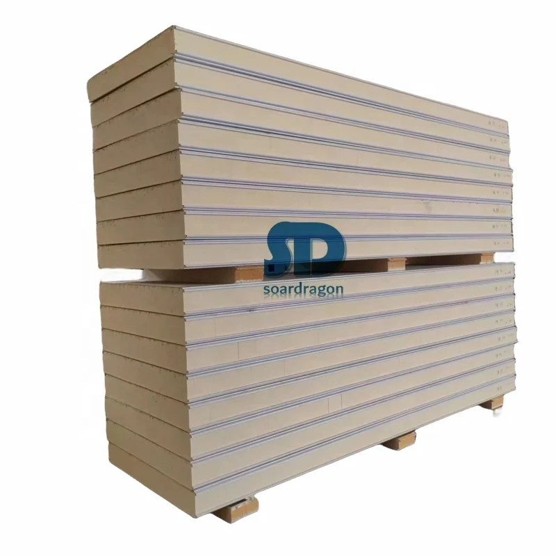 Soardragon Labyrinth Inserted Polyurethane Insulation Panels Butchery cold room installed by PIR sandwich panel