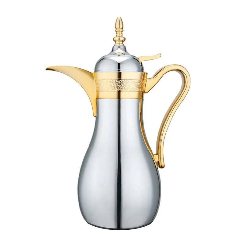 0.7L double wall vacuum glass Turkish  thermos flask vacuum coffee jug