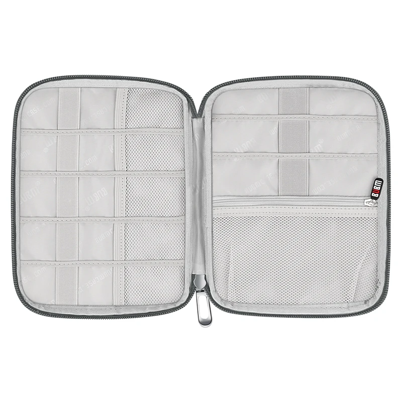 Компактный нейлоновый полиуретановый органайзер для хранения зарядного кабеля BUBM, дорожная сумка-Органайзер