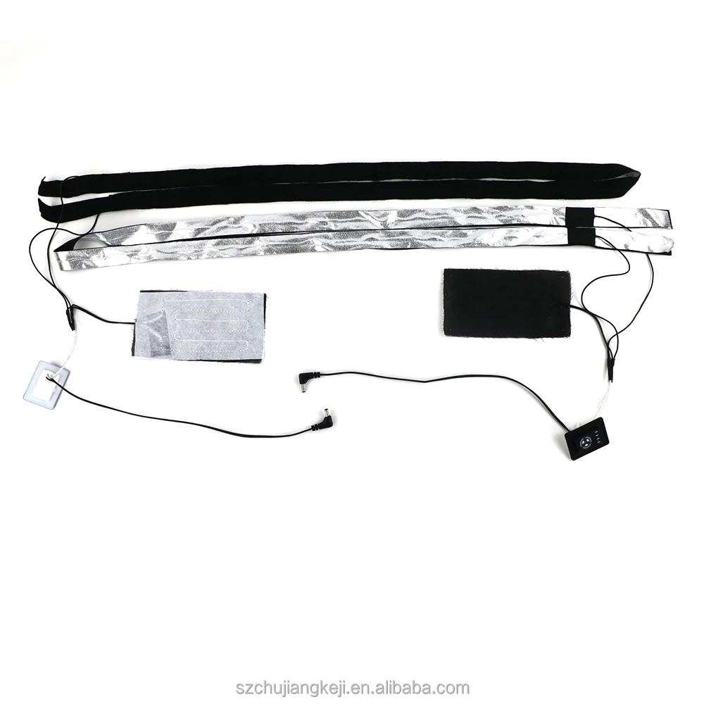 New Design heated gloves system heating pad 7.4 V strip and pad design electric glove heating pad