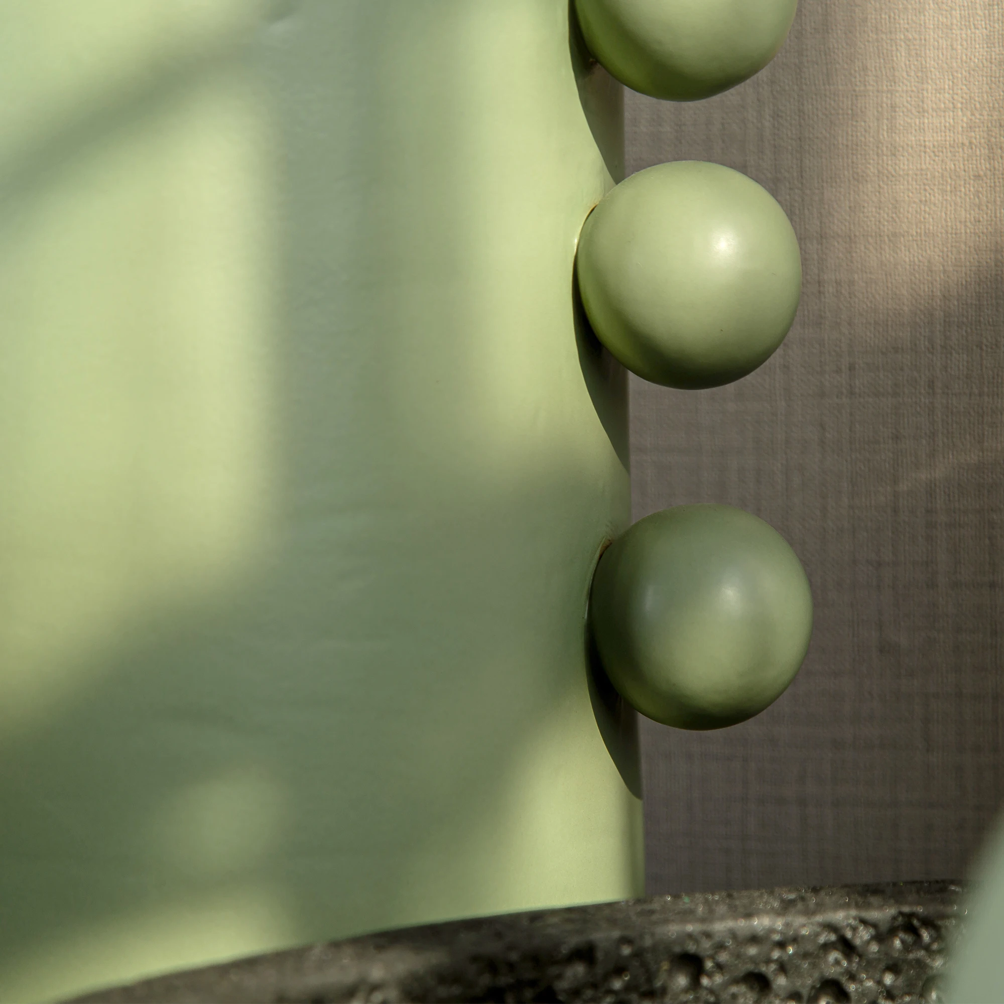 Ceramic flower vase green nordic style modern home decor