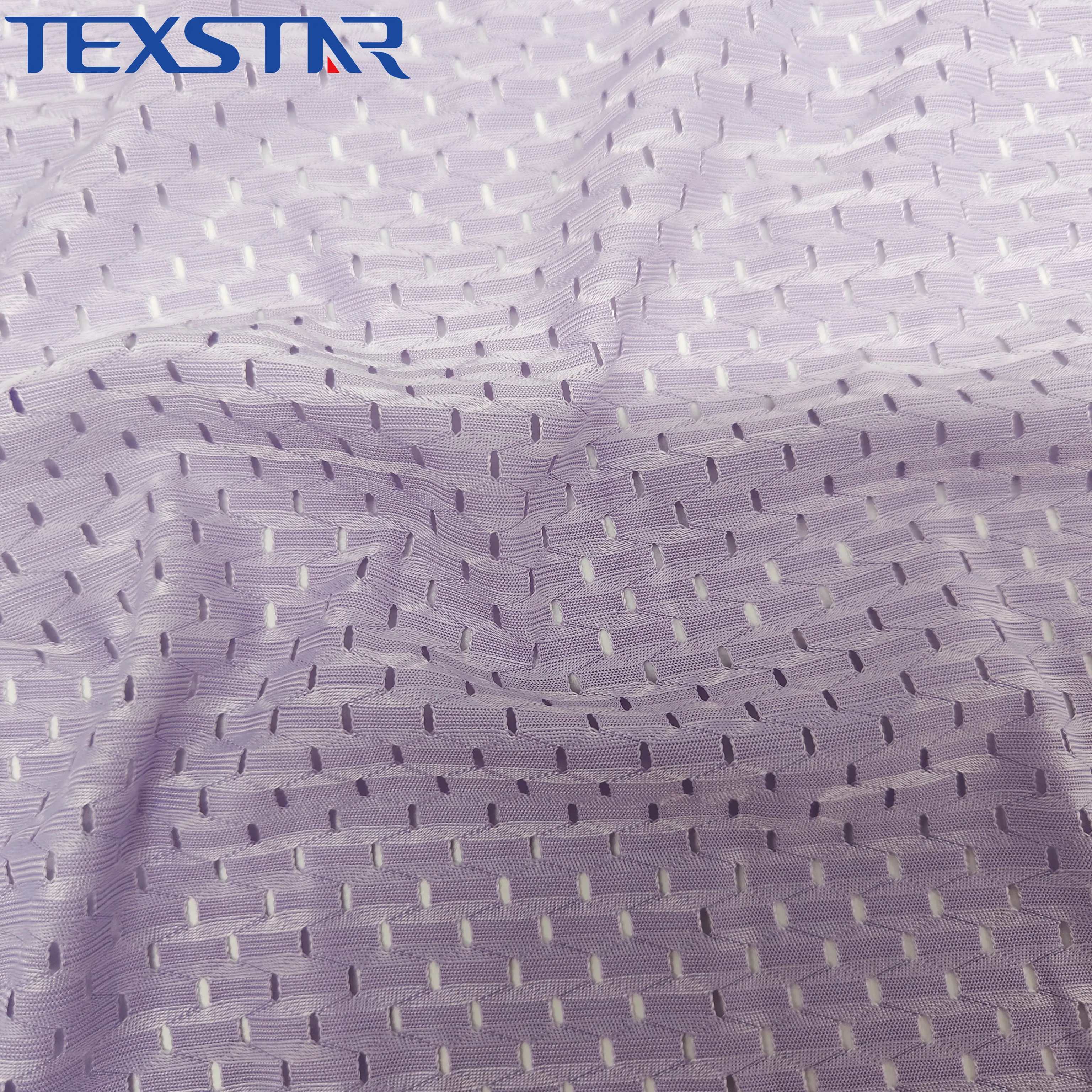 Polyester Spandex Low Elastic Stretch Mesh Fabric for Active Wear Mens Shorts Jogger Sportswear