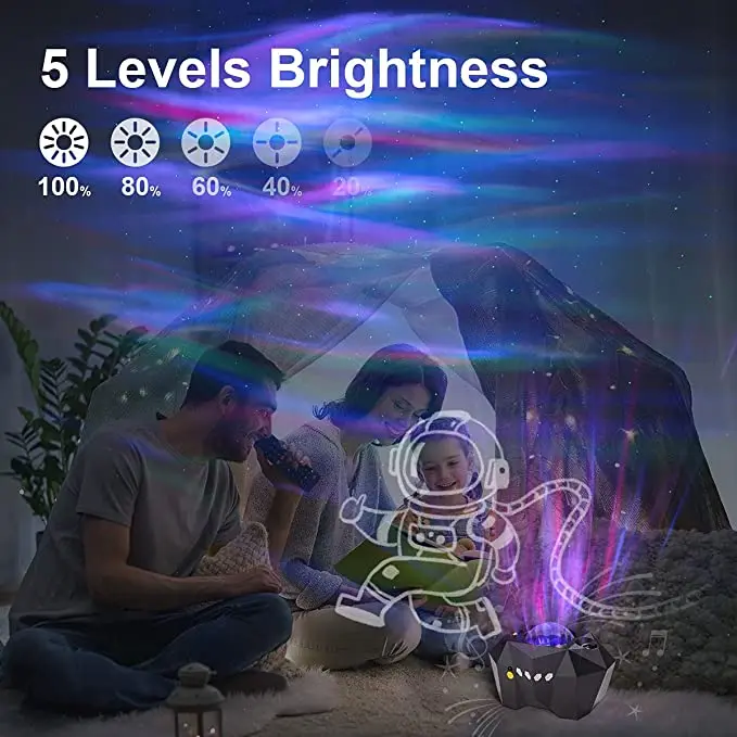 Новинка 2021 лидер продаж на Amazon Прямая поставка проектор Aurora Star с Луной для вечеринки и домашнего
