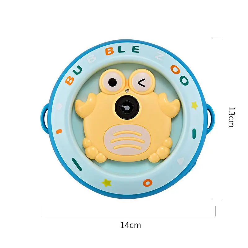 Cute Crab Shape Automatic Bubble Machine Toy Light Music Electric Bubble Maker Machine For Summer Outdoor Soap Water Kids Toys
