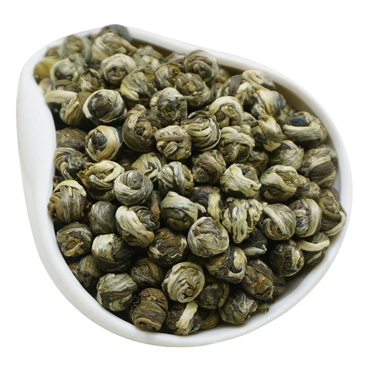 Princess Shao Fresh Dragon Pearl Organic Jasmine Green Tea Jasmine Pearl Blooming Green Tea Jasmine