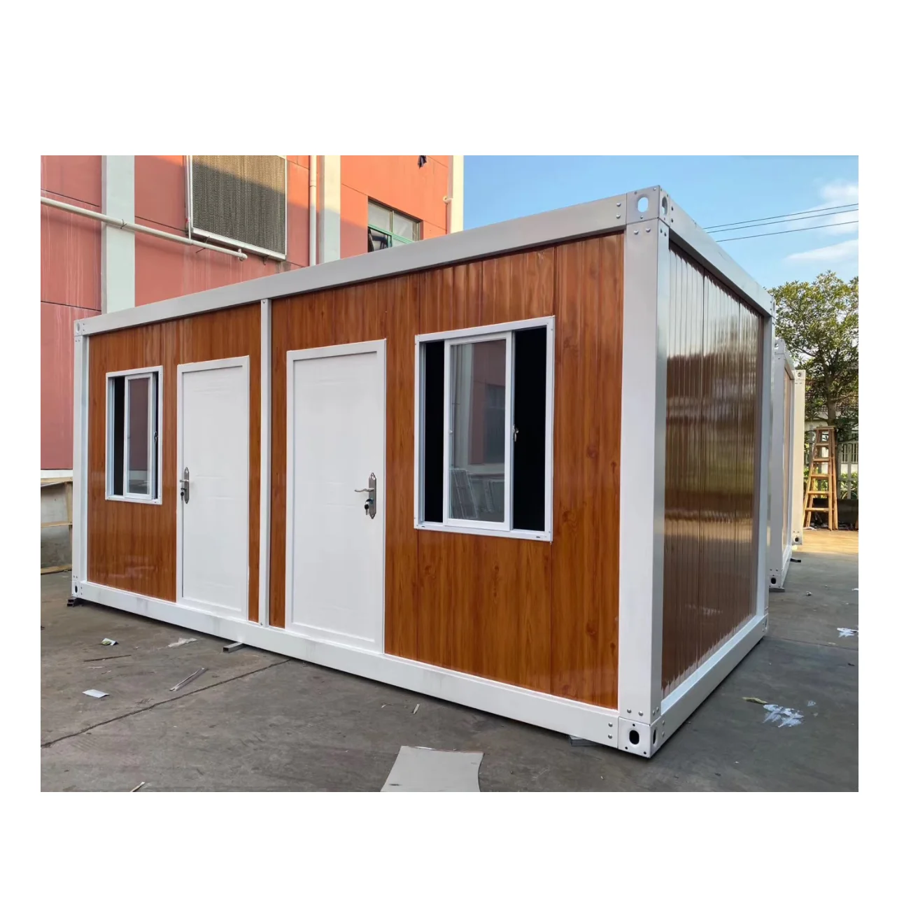 Chinese manufacturers low price  Prefab Modular Portable Temporary  Container Houses
