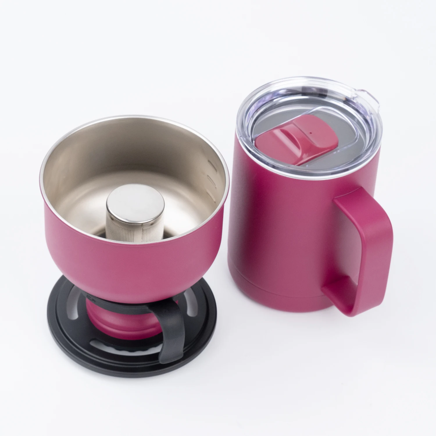 Powder Coating Outdoor Coffee Filter Stainless Steel  Pour Over Coffee Set Camping Fast Drip Coffee Dripper