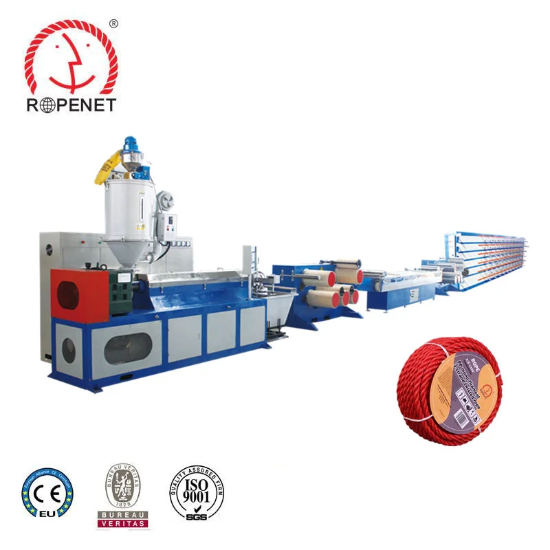 High quality PP PE PET multifilament yarn extruder machine plastic rope filament making machine