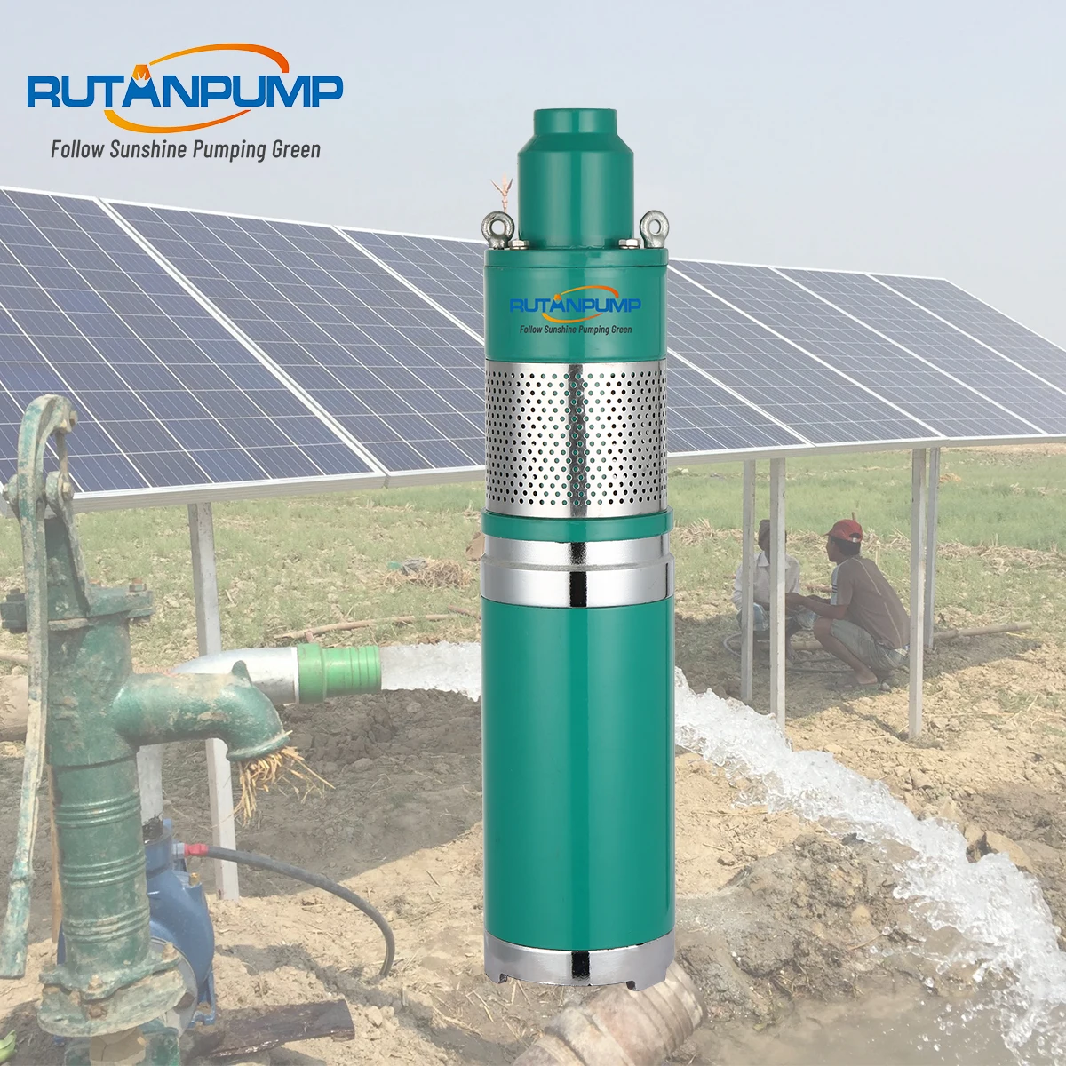 RUTAN PUMP hot sale Screw pump DC  price pakistan solar water pumpfor agriculture solar pump water for irrigation