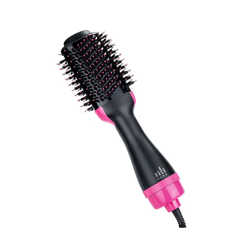 3 gears wet dry hot air dryer straightener hair straightening and curling comb brush