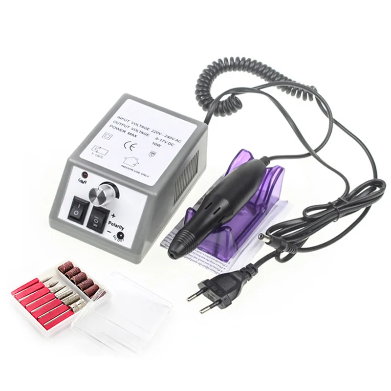 Electric Manicure Nail Drill Nail File Drill Set Kit for Acrylic Nails Gel Fast Manicure Pedicure