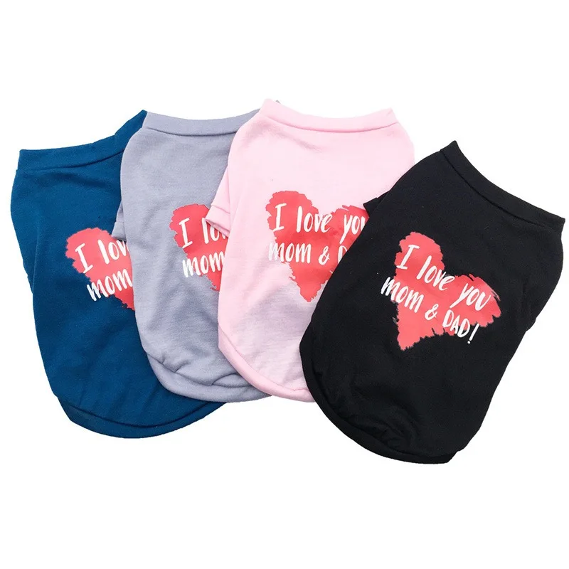 Pet Cloth Small Animal Cloth Bear Pet Clothes for Sale Hot Sale Cute Logo Printed Hope Dog Winter Clothes Pet Clothing