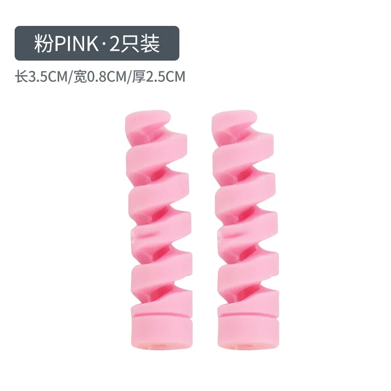 Dropshipping Spiral Data Cable Protective Silicone Cover Anti Fracture Sleeve Usb Cable Protector for Iphone Charger Cable