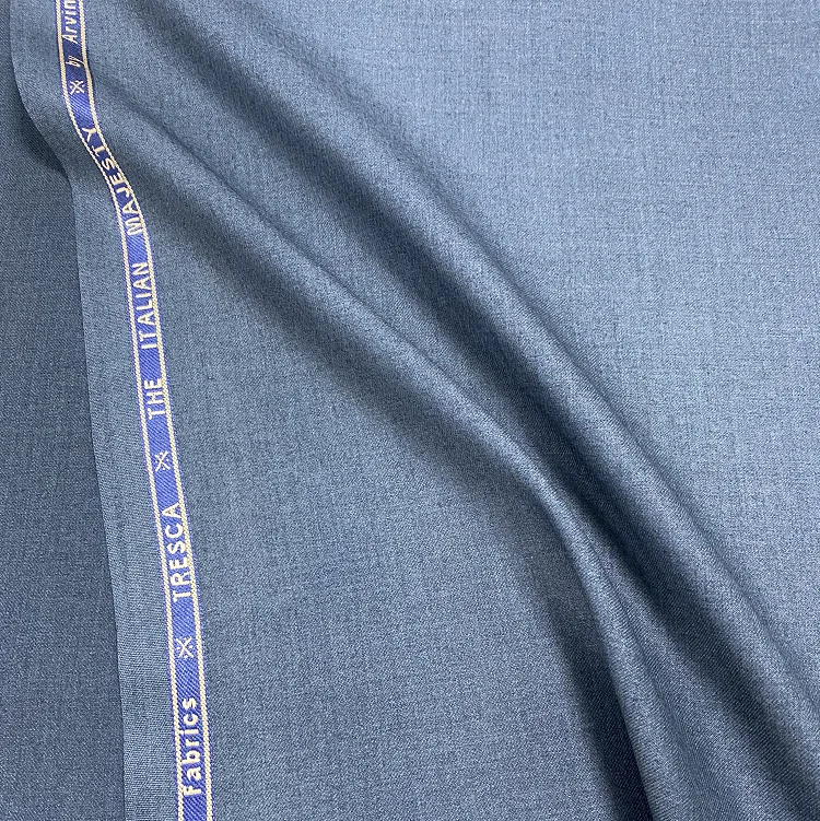 Fashionable Soft Plain High Quality Wholesale TR Polyester Rayon Mens Suiting Fabric