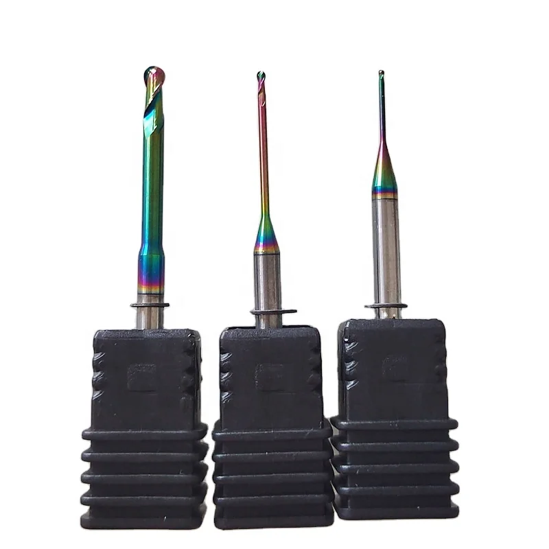 CAD CAM System rainbow Coating Dental 35mm/40mm Pmma Milling Burs compatible