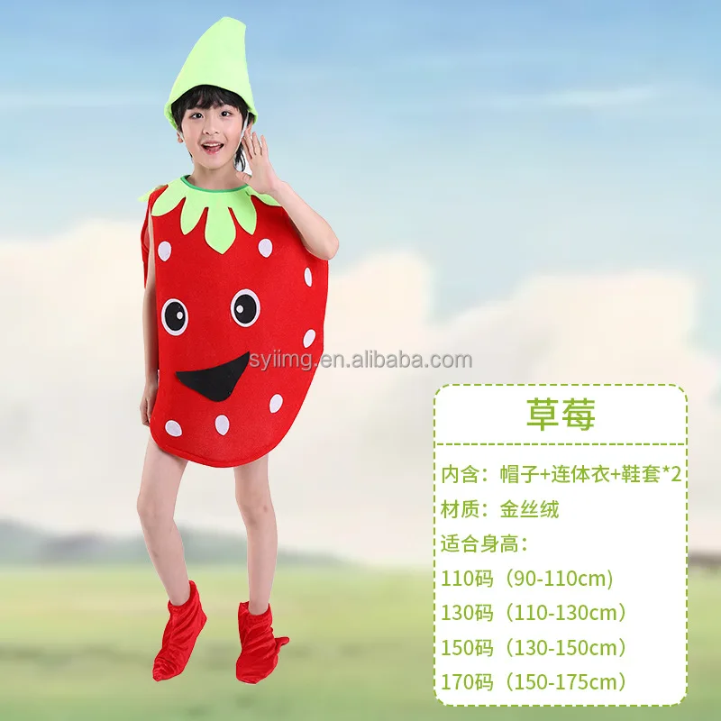 Halloween Strawberry Costume Fruit Costume Halloween Costumes for Adults Unisex Funny Suit
