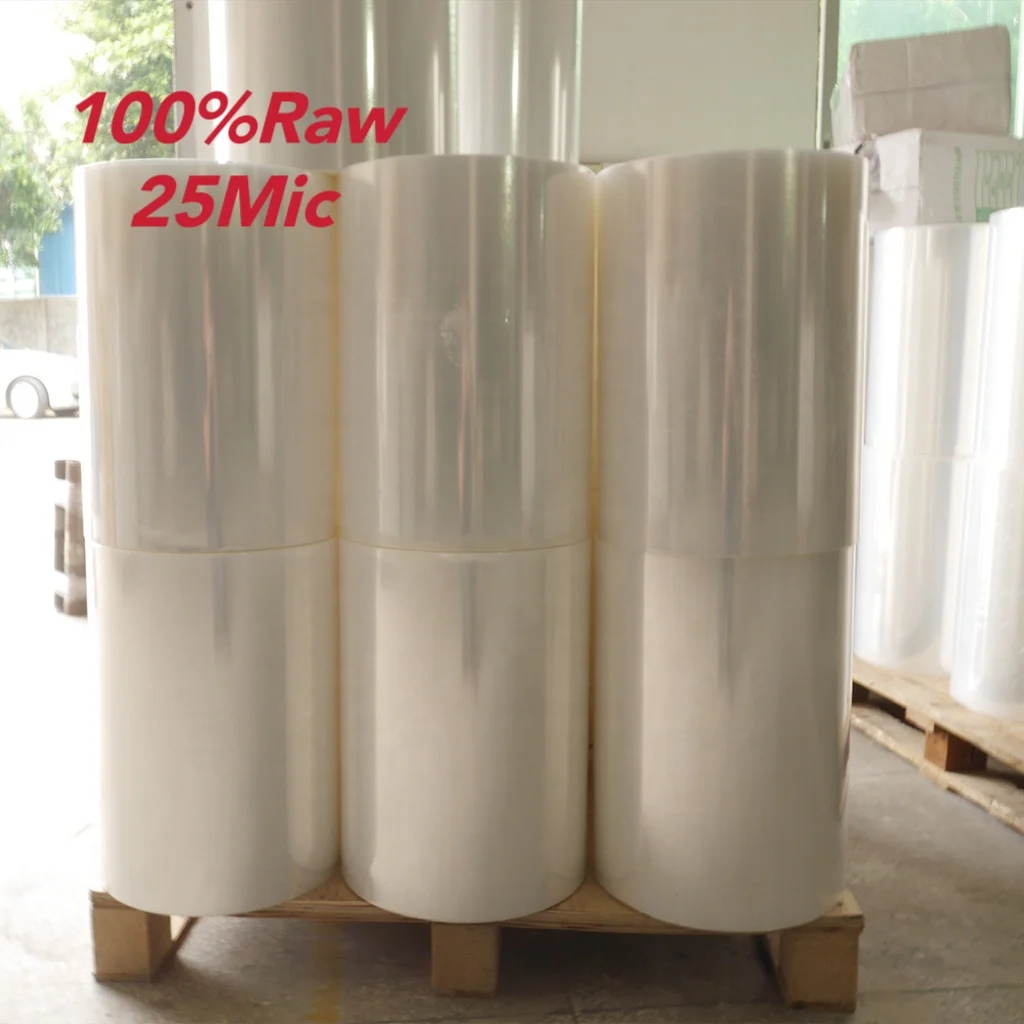 Stretch Jumbo Roll 450MM 500MM 20 23 25 20um 25um 23um um Stretch Film Machine Wrap