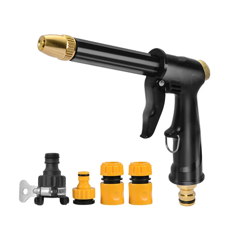 Home high pressure car wash water gun set antifreeze hose watering vegetables watering flowers Car wash water gun spray gun
