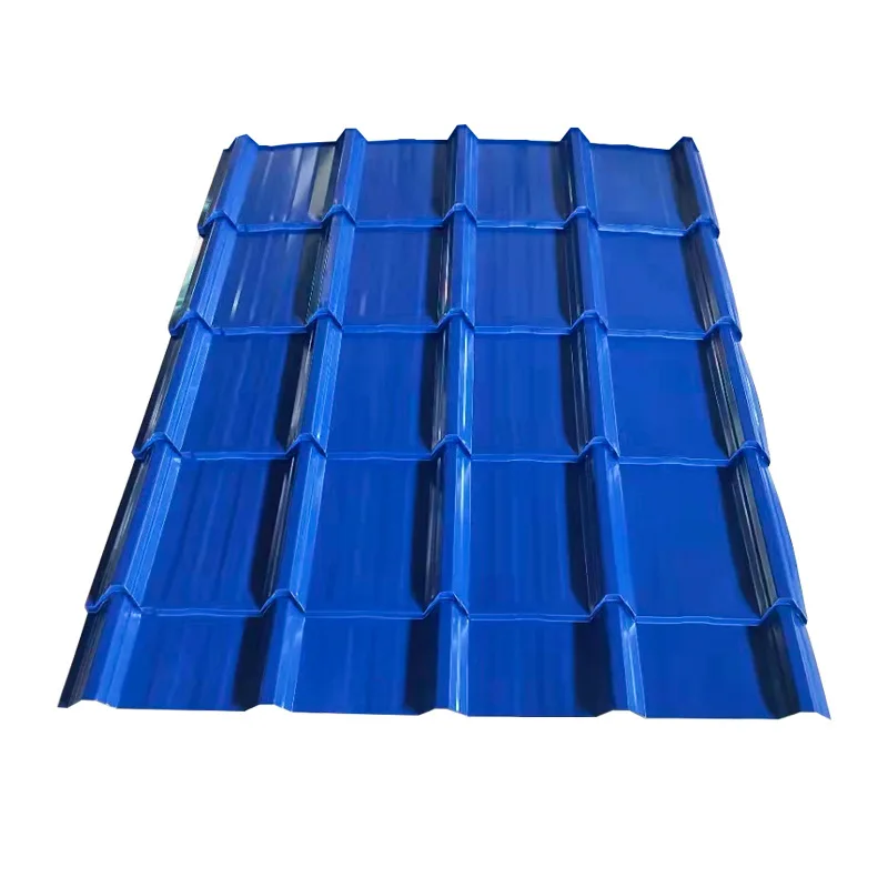 high quality Blue corrugated board plastic corrugated sheet 30 gauge corrugated steel roofing sheet