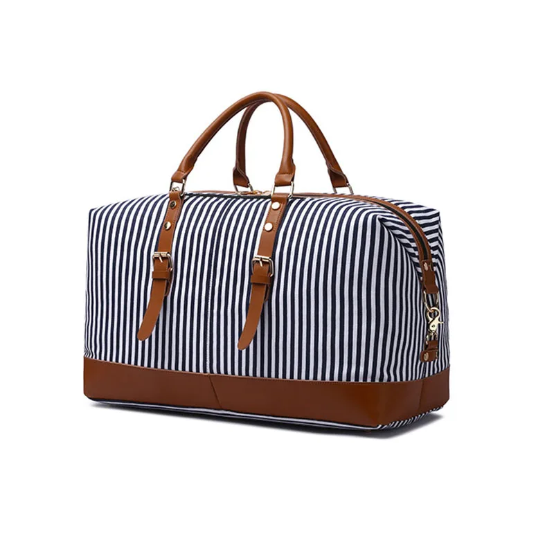 2022 luxury vintage handbags printed leather travel duffel bag for women weekender overnight bag men waterproof large retro tote