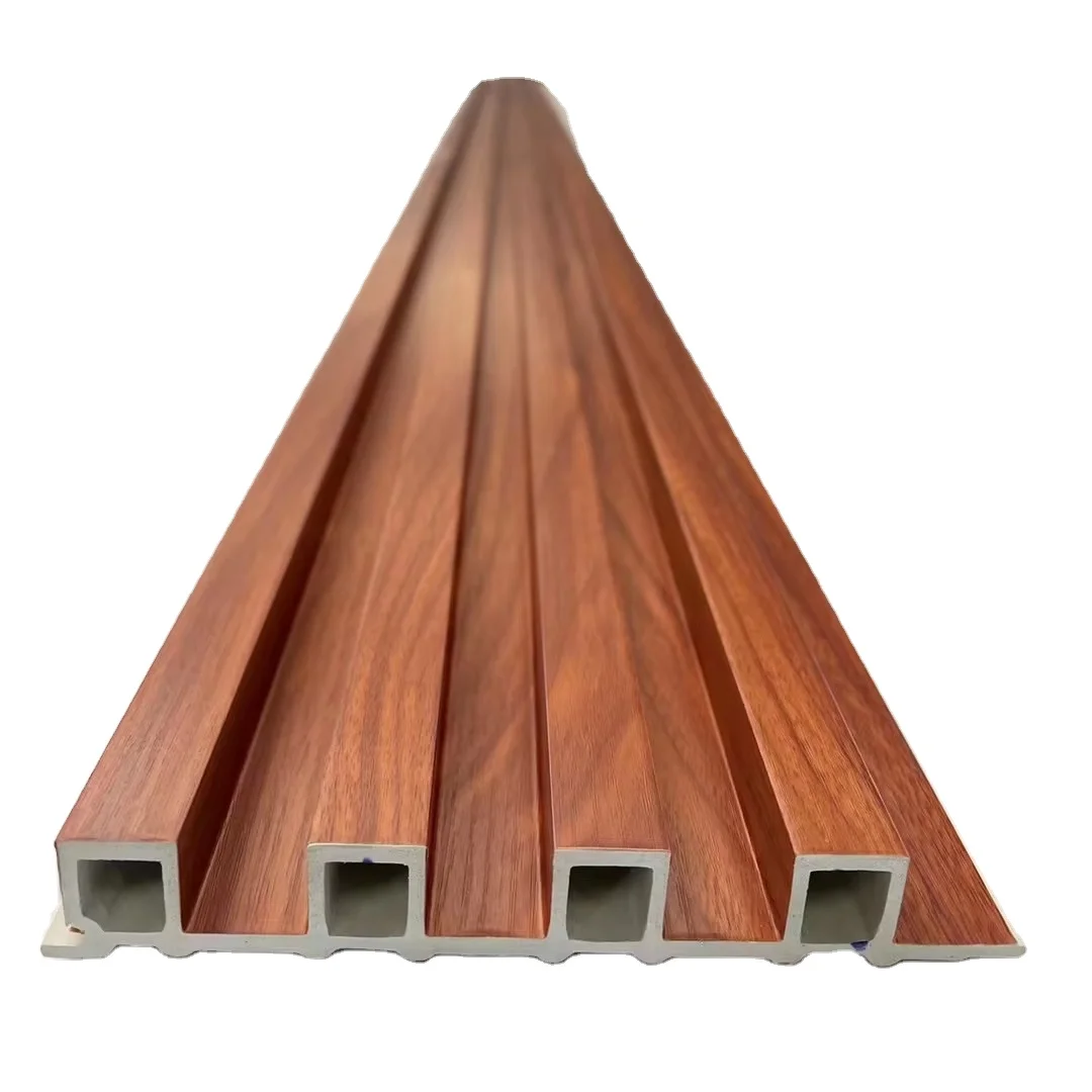 Classic WPC Wall Panel for Indoor Interior Fluted Fireproof and Sound-Absorbing Panels for Household & Entertainment Cladding