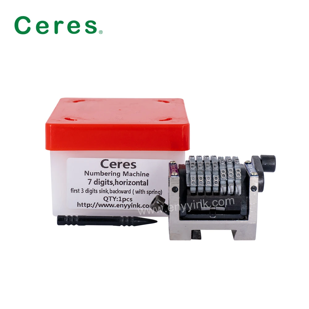 GTO52 code machine 7 digital backward horizontal type