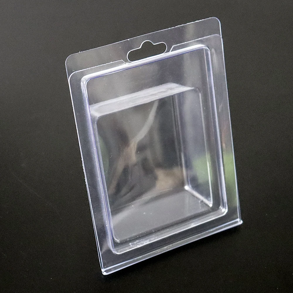 RZ Customized Disposable Display With Logo small Plastic Beauty Gift Boxes Compact Clamshelle Sliding Blister Card Packaging