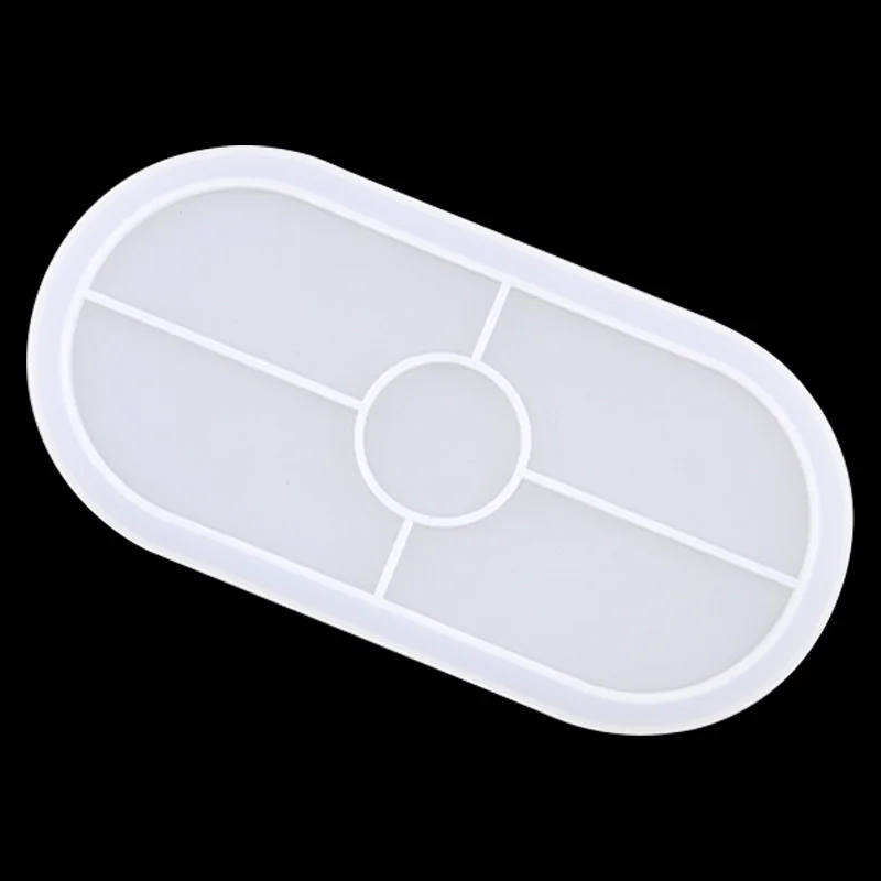 1160 large elipse oval shape cup mat coaster silicone mold epoxy resin mold silicone hand make diy cut mat