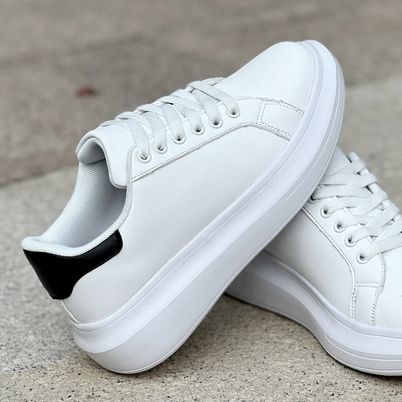 Shoes Men, trending products 2023 new arrivals Shoes Leather Custom Fashion White Sneakers for Men Women