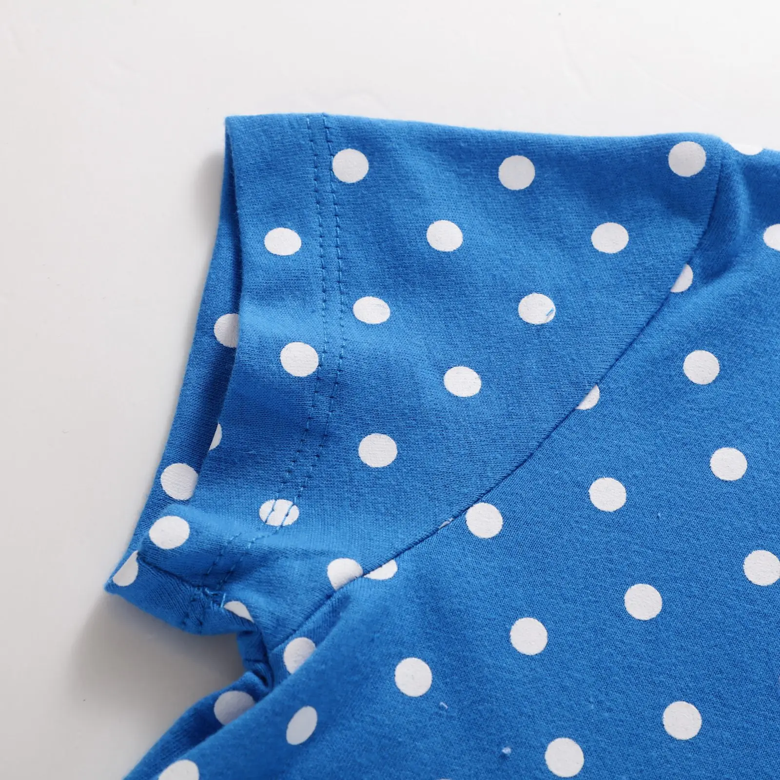 
Newest Kids Summer Mermaid Dress Polka Dots Baby Little Girls Dress Short Sleeve Kids Clothes 
