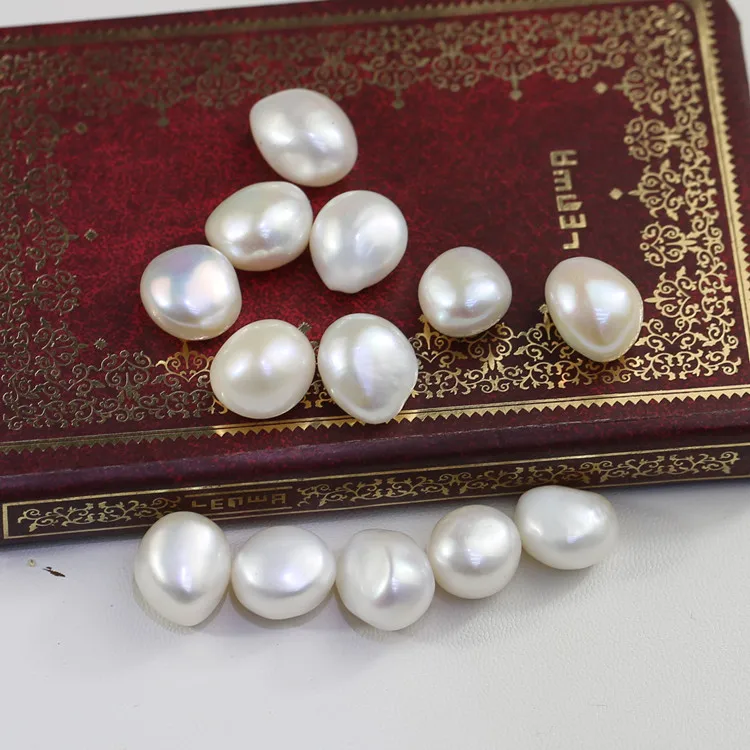 12-13mm AAA baroque loose pearl river cultured pearl farm supplier manufacturers half drilled large baroque pearls