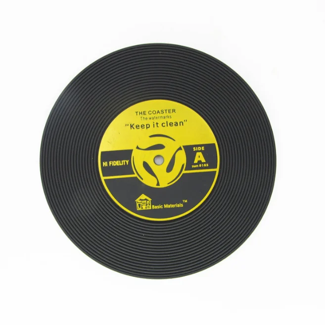 Хит продаж подставки для кружек из ПВХ резины с силиконовым нескользящим кольцом и напитков