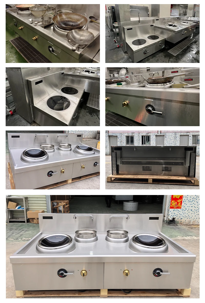 Commercial Restaurant Kitchen Induction Cooker Soup Stock Pots Stainless Steel High Power Induction Soup Cooker