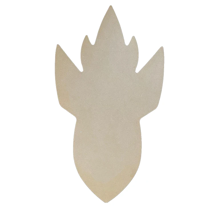 Art Supplies Shape Wood Chips Children Home Decoration Eco-friendly Love Gifts Thin Wooden Craft Laser Cut MDF Slices Animal