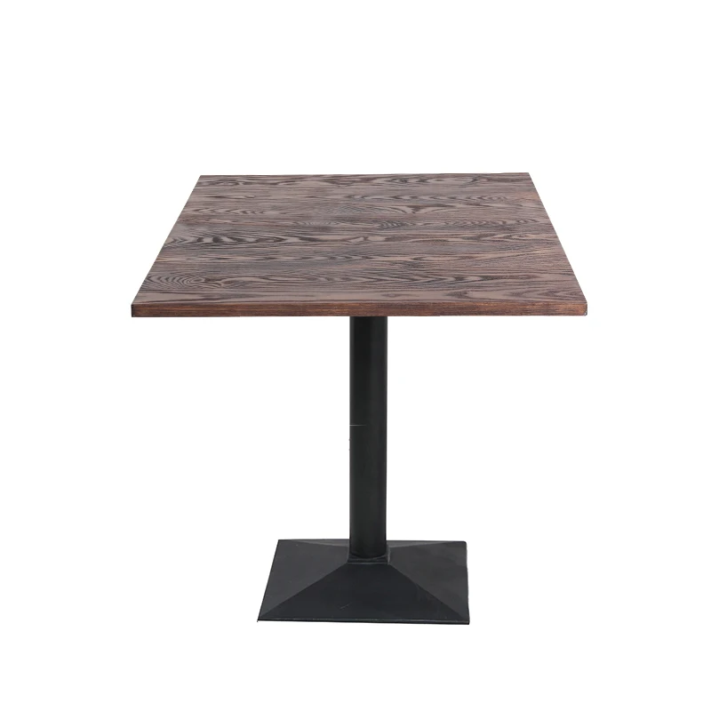 Wholesale Usa Ash Oak Teak Wood Solid Mesa Commercial Modern Hardwood Table Top for Restaurant Coffee Shop