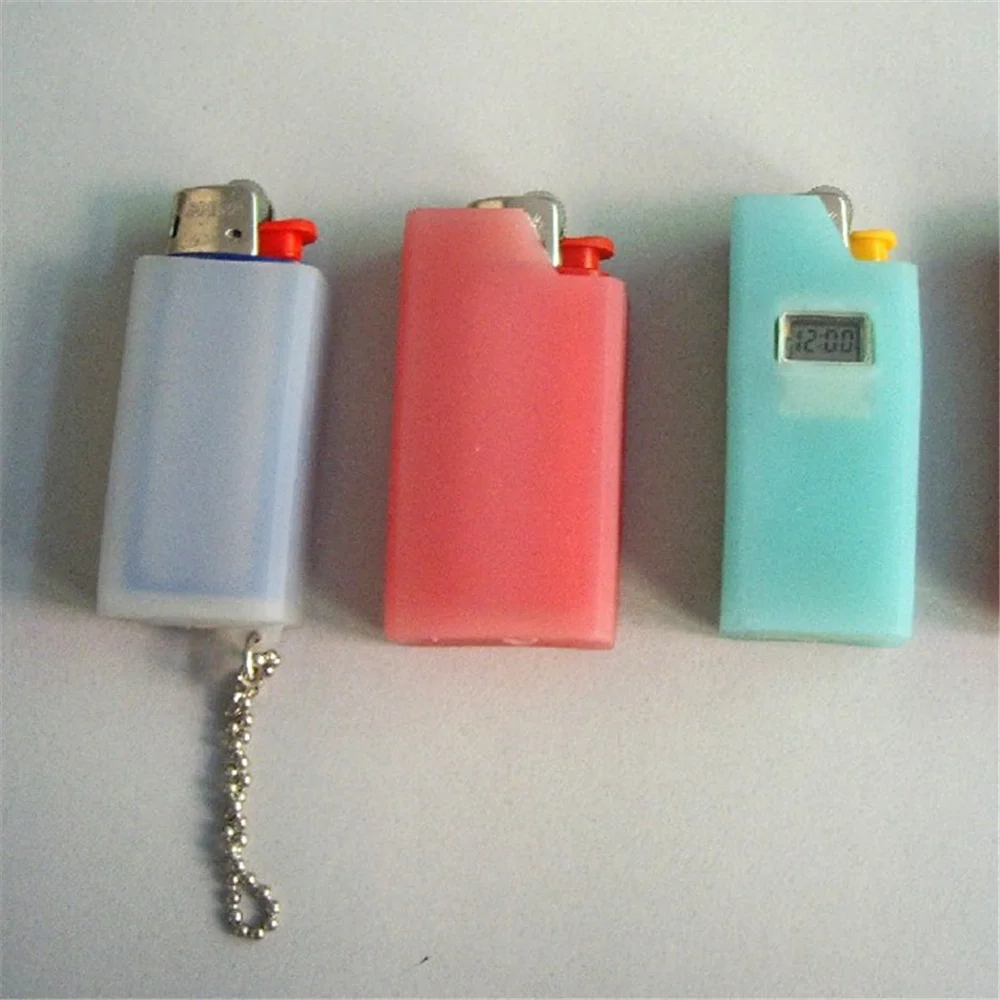 Wholesale Lighter Smoking Accessories Portable Protective Gas Lighter Silicone Protect Cover Case