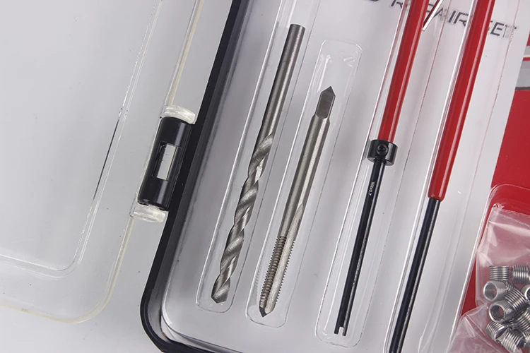 Most uesd types thread tools set metric 25pcs single thread repair kit to repair heli coil insert