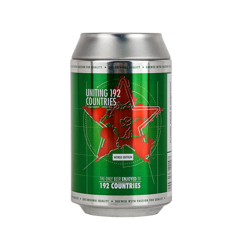 Promotional Beer Cola Shaped Tin Round Empty Metal Tin Can Recyclable Gift Underwear Socks Tin Packaging With Removable Lids