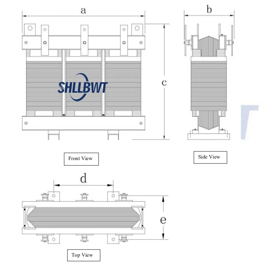 100KVA three phase step up transformer 220V to 380V 415V 480V used for industrial equipment
