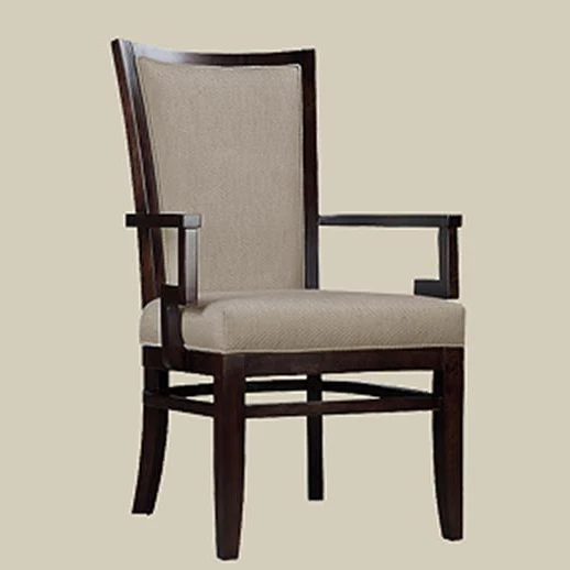 
Factory directly modern design solid wood frame large hotel restaurant dining armchair 