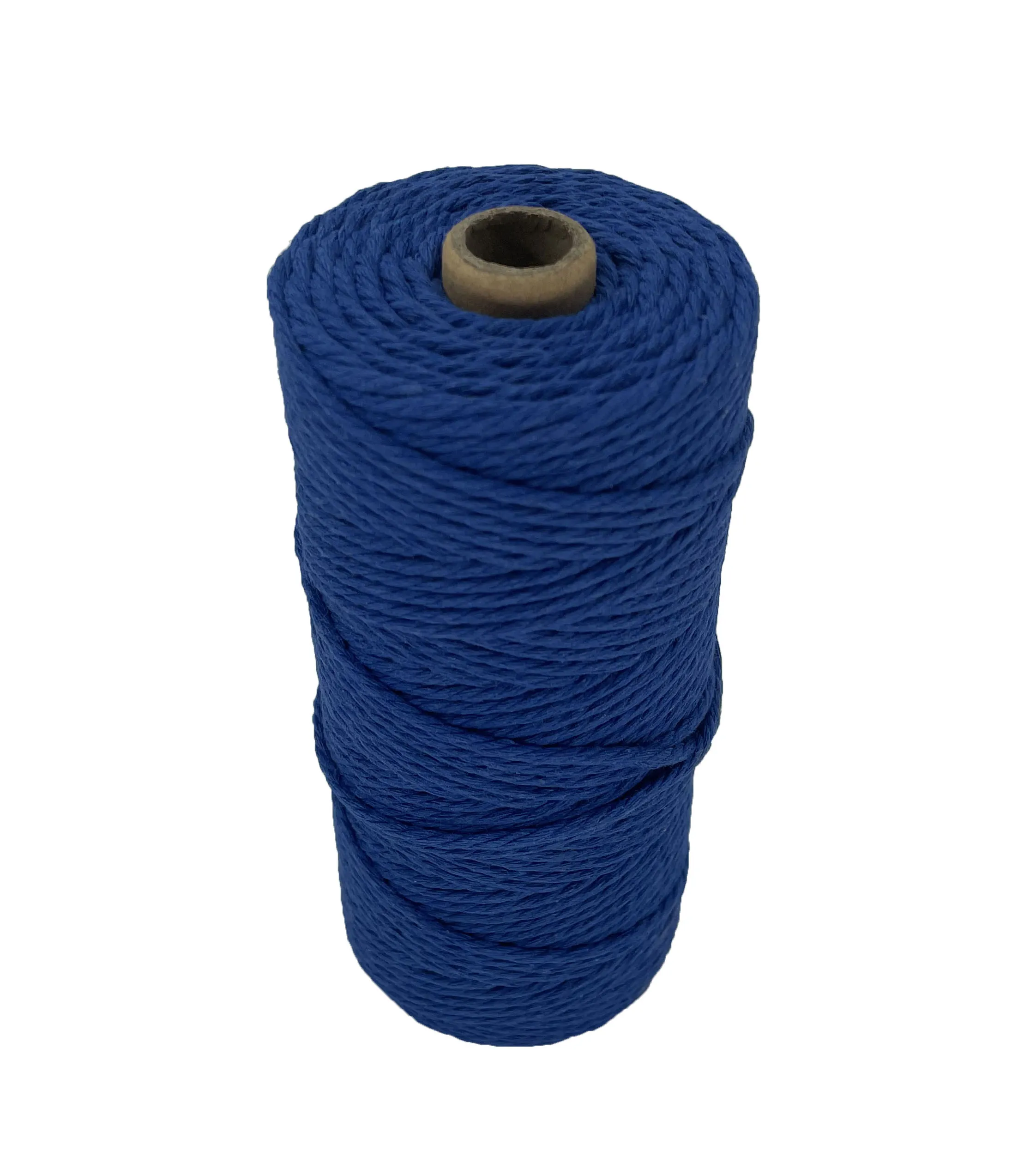 sapphire blue solid cotton rope basket cotton rope braided recycled cotton rope